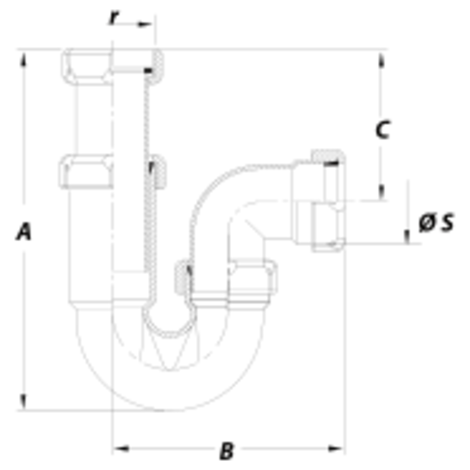 Sifón curvo Sifón curvo