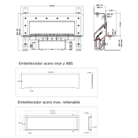 Sumidero vertical de pared. Sifón 30 mm. Salida lateral encolar 40H/50M. Sumidero vertical de pared. Sifón 30 mm. Salida lateral encolar 40H/50M.