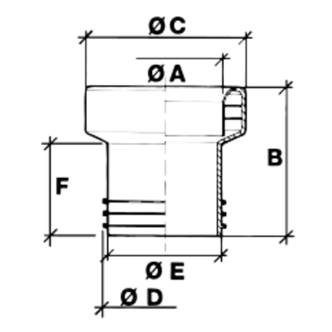 Manguito inodoro elástico Manguito inodoro elástico