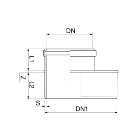 Reducción excéntrica h/m Reducción excéntrica h/m