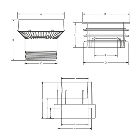 Válvula de admisión de aire para ventilación de redes de evacuación Válvula de admisión de aire para ventilación de redes de evacuación