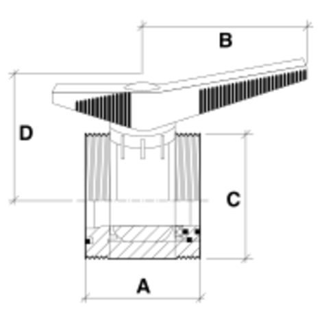 Cuerpo central válvula esfera