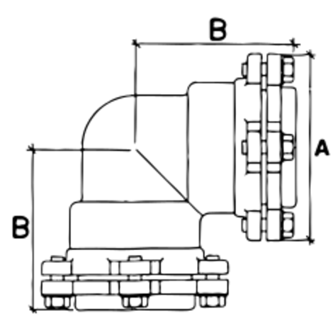 Enlace acodado 90° Enlace acodado 90°