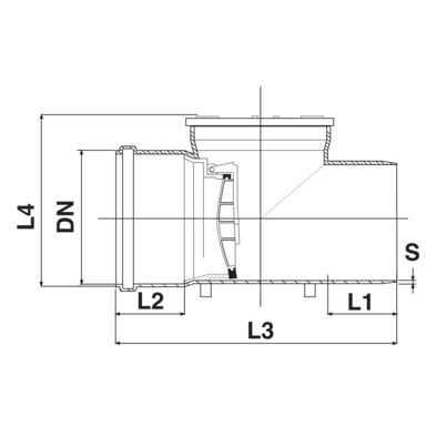 Válvula antiretorno Ø400