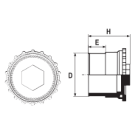 Tapón de registro HTA-E Tapón de registro HTA-E