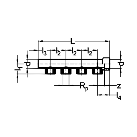 Manifold distributor outlets female thread