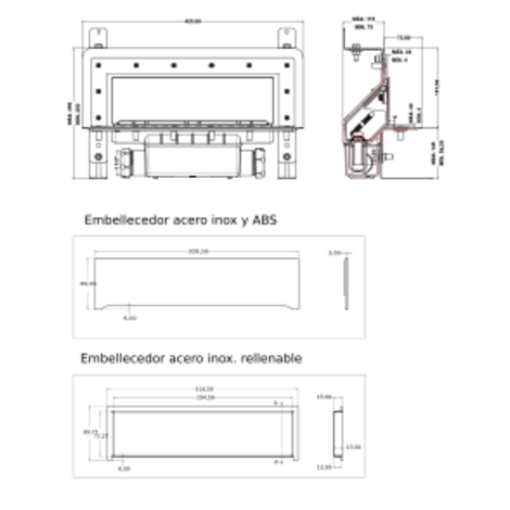 Sumidero vertical de pared. Sifón 30 mm. Salida lateral orientable 40/50M y lámina impermeabilizante Sumidero vertical de pared. Sifón 30 mm. Salida lateral orientable 40/50M y lámina impermeabilizante