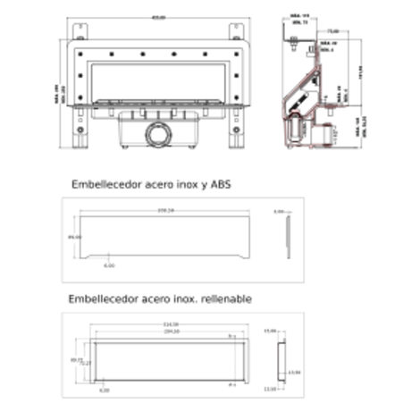 Sumidero vertical de pared. Sifón 30 mm. Salida frontal orientable 40/50M y lámina impermeabilizante Sumidero vertical de pared. Sifón 30 mm. Salida frontal orientable 40/50M y lámina impermeabilizante