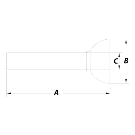 Acoplamiento a pared liso (ABS) Acoplamiento a pared liso (ABS)