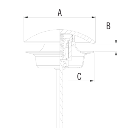 Conjunto embellecedor click-clack