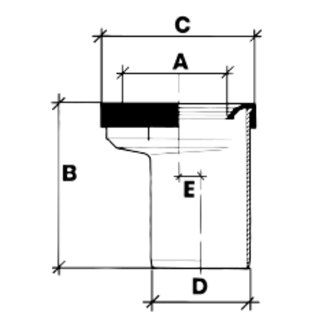 Manguito inodoro excéntrico Manguito inodoro excéntrico