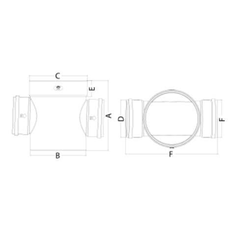 Colector inspección con junta Colector inspección con junta