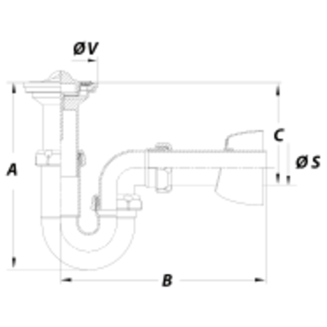 Sifón fregadero Sifón fregadero