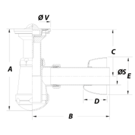 Sifón fregadero Sifón fregadero