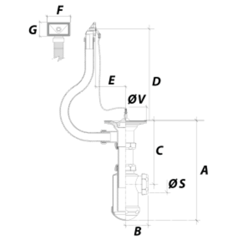 Sifón botella extensible Sifón botella extensible