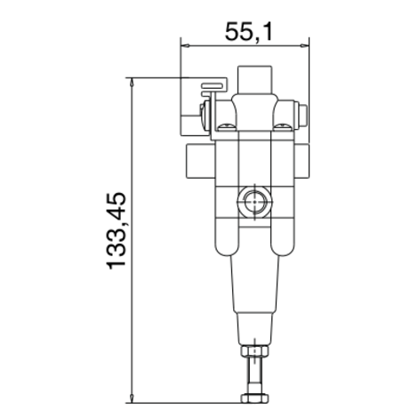 Relé minipiloto 5 vías