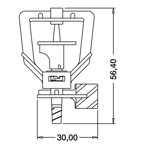 Mini sprinkler with flow regulation