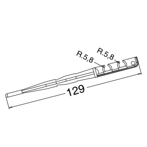 Estaca capilar dos agujeros