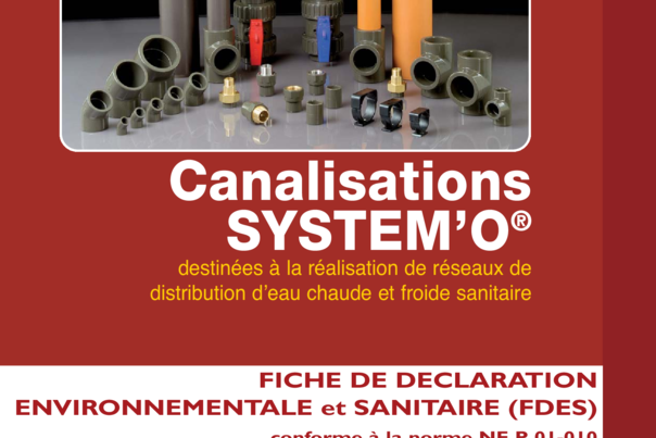 Certificado Sistema HTA - FICHE DE DECLARATION ENVIRONNEMENTALE et SANITAIRE (FDES)
