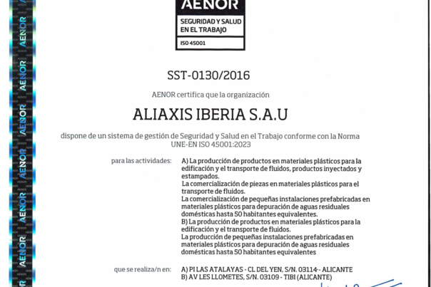 CERTIFICADO AENOR JIMTEN ISO-45001