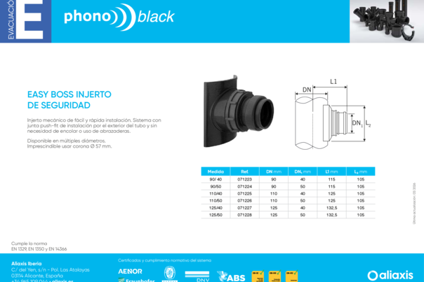 Ficha Técnica Phonoblack Easy Boss
