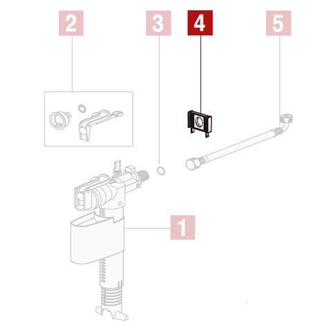Soporte grifo flotador