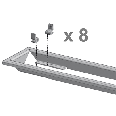 Pin set for soft model