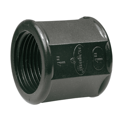 Tank connector threaded socket.