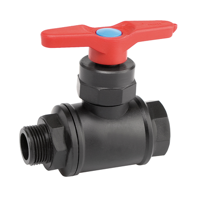 Válvula esfera fêmea-macho (pp)