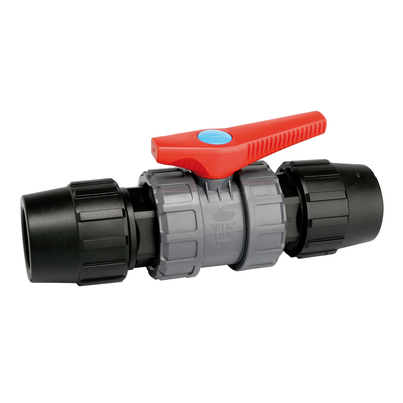 Válvula esfera União Tubo pe (pvc)