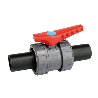 Pe thermofusion union PVC ball valve