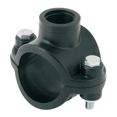 Saddle single outlet 2 bolts