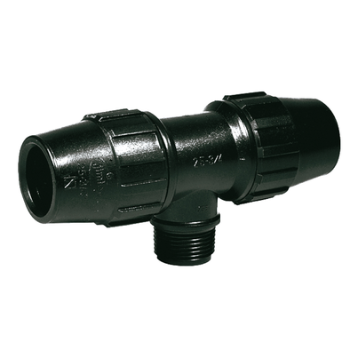 Derivação Tê rosca macho