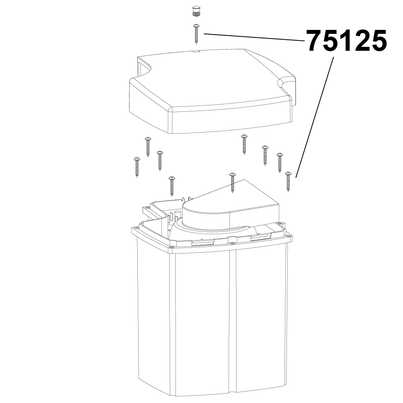 Tornillo casete y tapa - CICLON