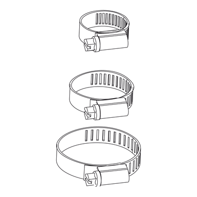 Flange kit for pipe adaptor - CICLON