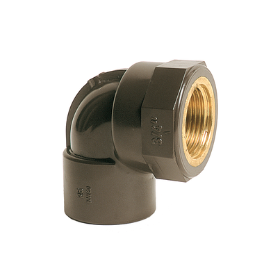 Cotovelo misto 90º CPVC com inserção latão