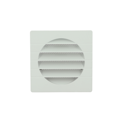 Rejilla de ventilación anti-UV y anti insectos espacial para fachada.