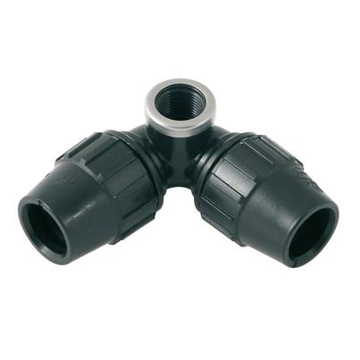 90° elbow with lateral thread.