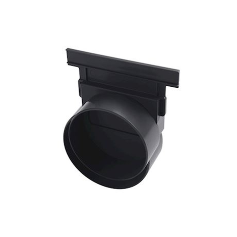 Tapa/salida de extremo o lateral PVC pretroquelada para canal CAN177N Tapa/salida de extremo o lateral PVC pretroquelada para canal CAN177N