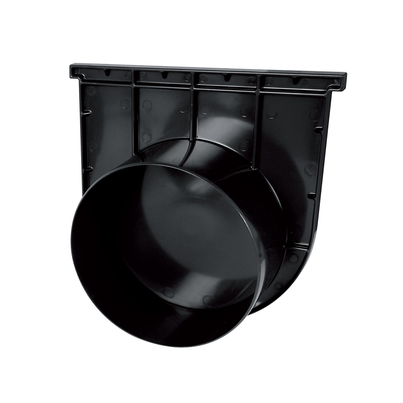 Tapa/salida pretroquelada para canaleta reforzada