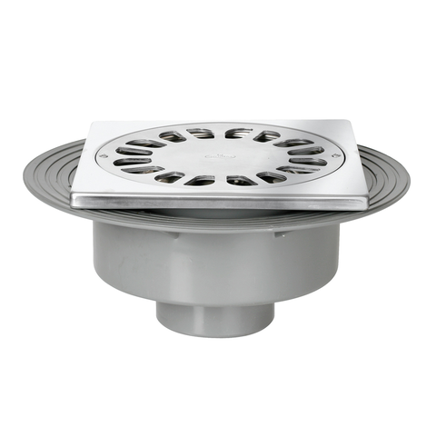 Caldereta sifónica extensible autolimpiante salida vertical INOX macho encolar