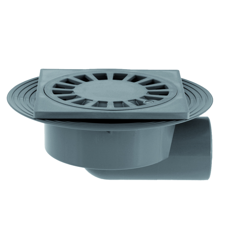 Caldereta sifónica extensible autolimpiante salida horizontal macho encolar Caldereta sifónica extensible autolimpiante salida horizontal macho encolar