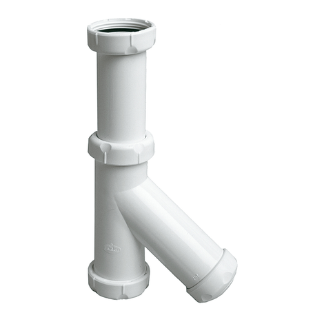 Sifón lavabo pedestal