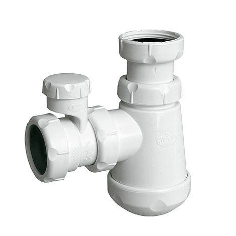 Sifón bidé con válvula de aireación Sifón bidé con válvula de aireación