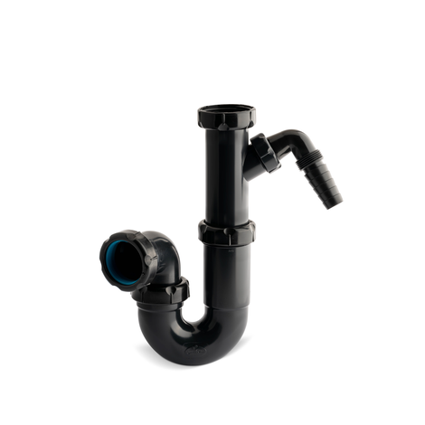 Sifón fregadero con toma electrodoméstico Sifón fregadero con toma electrodoméstico