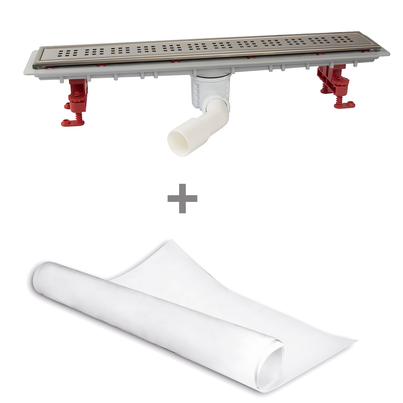 Linnum channel swivelling outlet, visible frame and waterproofed fabric