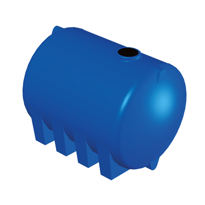 Cylindrical surface tank. Horizontal