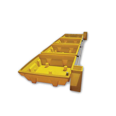 Vertical flow phytodepuration