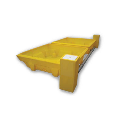 Horizontal flow phytodepuration