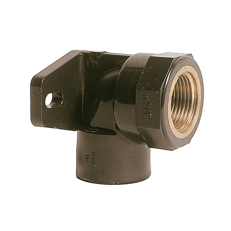 H4GP - Codo grifo CPVC con inserto latón H4GP - Codo grifo CPVC con inserto latón